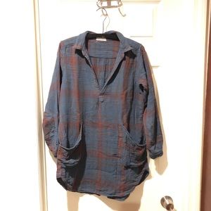 Plaid tunic by Free People x CP Shades